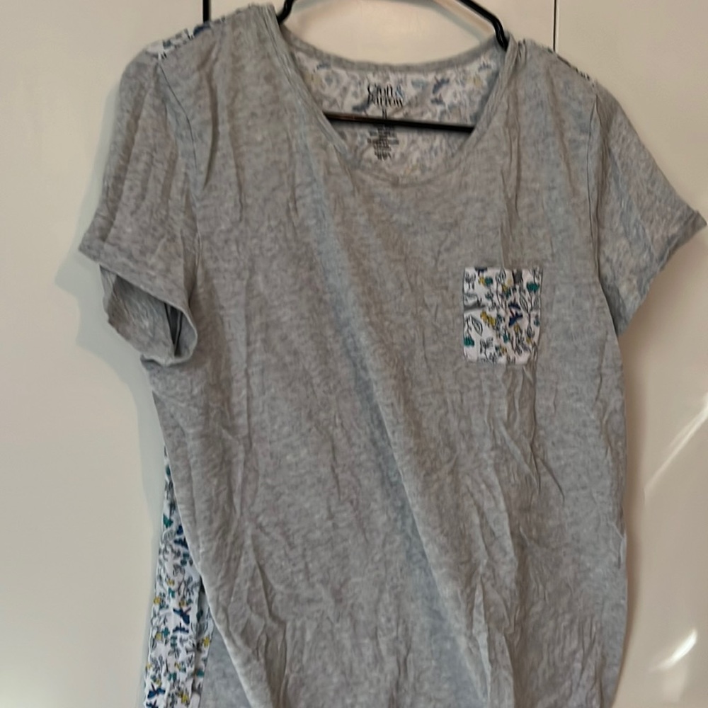 Floral Pajama Shirt